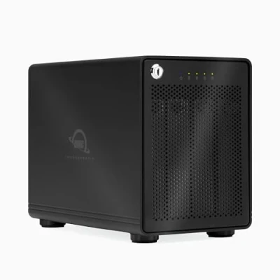 Imagen de OWC Caja de Almacenamiento 4 bahías con Puertos Dobles Thunderbolt 3