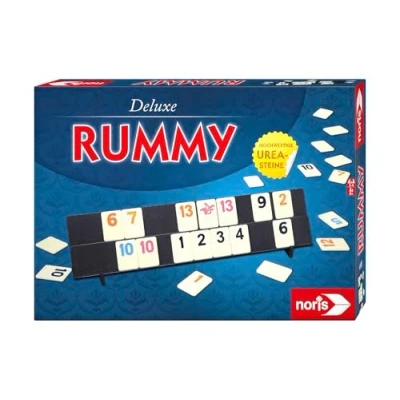 Imagen de Noris 606101779 Deluxe Rummy, el Famoso Juego Familiar con Piedras de urea, Partir 8 años