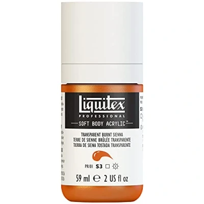 Imagen de Liquitex 1959129 Professional Soft Body Pintura acrílica (consistencia cremosa, alta pigmentación, resistente a la luz y al envejecimiento, botella de 59 ml), transparente