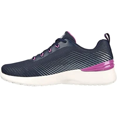 Imagen de Skechers SKECH AIR DYNAMIGHT LUMINOSITY, Zapatillas para Mujer, Navy Mesh/Purple Trim, 38.5 EU