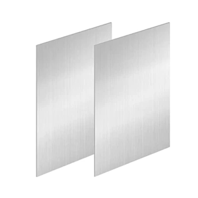 Imagen de TSKDKIT Chapa De Acero Inoxidable 0,5 mm, 2 PCS 300 x 150 mm Placas Inoxidable, Corte a Elegir, 304 Lámina Cepillado Galvanizado