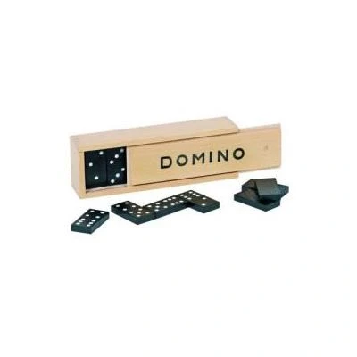 Imagen de GOKI Juegos familiaresDominóGOKIDominó 28 Piezas en Caja de Madera, Multicolor
