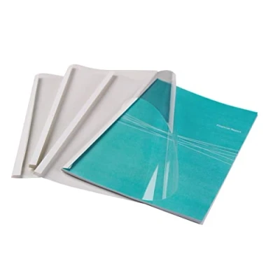 Imagen de Fellowes Carpetas para encuadernación térmica estándar 1.5 mm, pack de 100, color blanco
