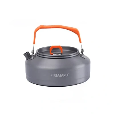 Imagen de Fire Maple FMC T3 Tetera de Camping Hervidor Agua Portátil Ultraligero, Aluminio Anodizado Duro, Fácil Limpiar, para Hacer Té y Café.