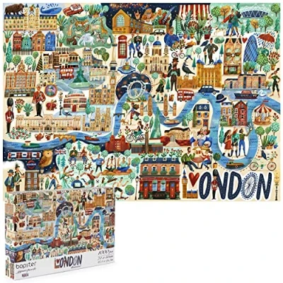 Imagen de bopster puzle de 1000 Piezas Londres, ilustrado y cartón 100% Reciclado, 70 x 50 cm para Todas Las Edades