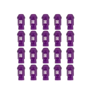 Imagen de OMP Speed Juego de 20 Tuercas Aluminio M12X1.5 Llave 19 Largo 40mm Color Morado 7075