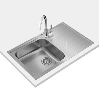 Imagen de ¡Oferta 13% ! Teka Universe 50 T Xp 1C 1E Max D Fregadero De Cocina Acero Cm 1 Cubeta Escurridor
