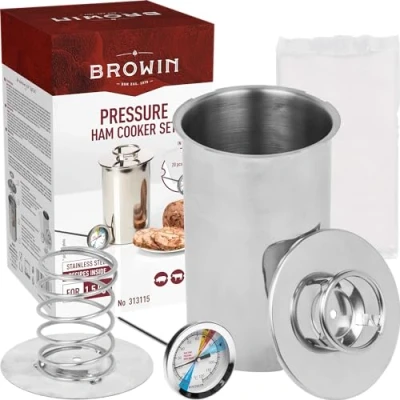 Imagen de Browin 313 Jamonero, Acero Inoxidable, Plata