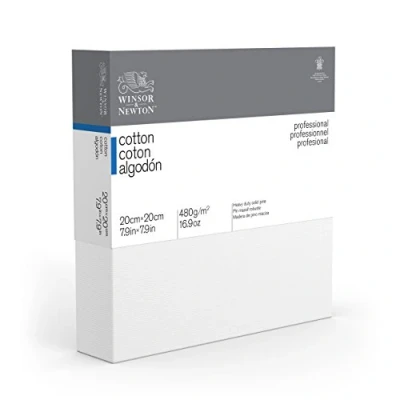Imagen de Winsor &amp; Newton Lienzo de esquinas anchas algodón, profesional, 20 x cm