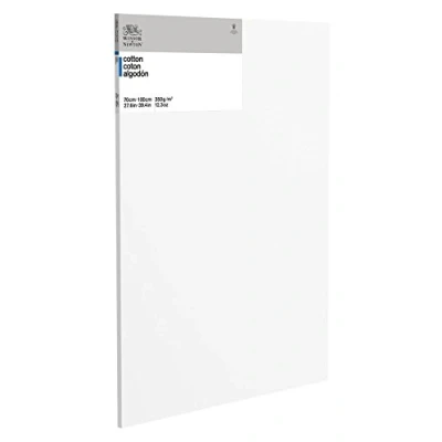 Imagen de Winsor &amp; Newton Lienzo de algodón, Blanco, 70 x 100 45 cm