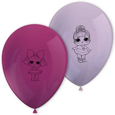 Imagen de Procos PR90864 LOL Globos Sorpresa (8 Unidades), Color Morado