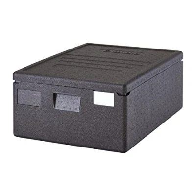 Imagen de CAMBRO Contenedor isotérmico con carga superior Cam Gobox para bandejas de 60x40 cm y 20 prof. 53 L 49 x 69 27 (M.Ext) 42,5 62,5 20,5 (M.Int) Negro