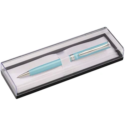 Imagen de Pentel Sterling Bolígrafo con punta retráctil, color azul celeste