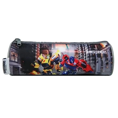 Imagen de Bagtrotter 1 Neceser Redondo Transformers, 22 x 8 cm, Cierre con Cremallera, Compartimento