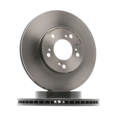 Imagen de BREMBO 09.6893.11 Disco de freno 282 23 5 ventilación interna revestido con tornillos HONDA: CIVIC 6 Hatchback, Prelude V, Integra II Coupé
