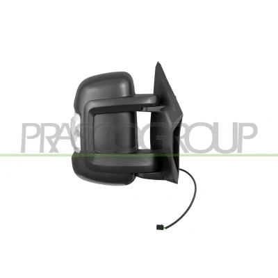 Imagen de Espejo retrovisor Prasco FT9307006 derecha negro manual brazo corto de espejo, convexo, no tintado FIAT: Ducato III Furgón