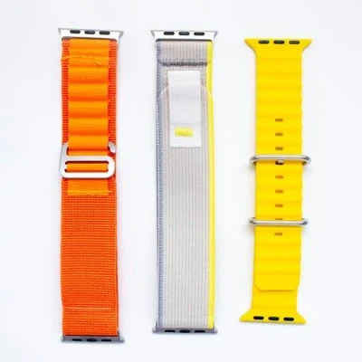 Imagen de Pack Correas Friendly License Fancy Mix, Apple Watch 38/40/41 mm, Naranja, Beige, Amarillo