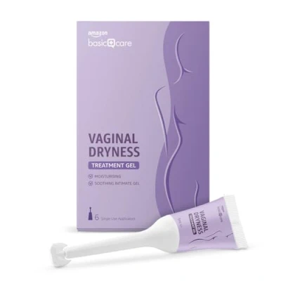 Imagen de Amazon Basic Care Gel de tratamiento sequedad vaginal, 6 x 5 ml