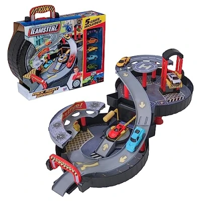 Imagen de Teamsterz 1416484 Pack Garaje lejos con 3 Coches, 10 años