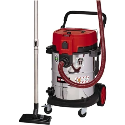 Imagen de Einhell Aspirador en seco húmedo TE VC 2350 SACL (1600 W, clase de protección al polvo L, sistema limpieza filtros, potencia aspiración 230 mbar, contenedor acero inoxidable 50 l)