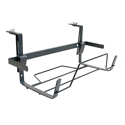 Imagen de Louis Moulin Soporte de jardín Extensible Hierro Plano Gris Martillado 44 a 65 x 18 cm
