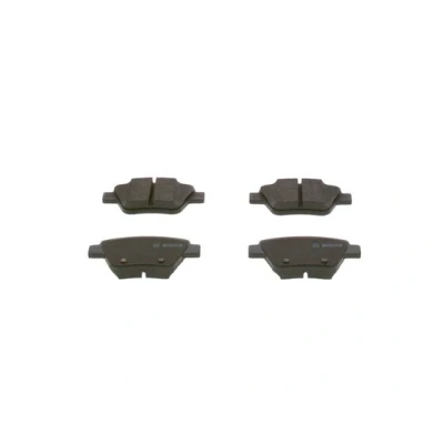 Imagen de BOSCH 0 986 494 416 Juego de pastillas freno Low Metallic Chapa antichirridos, con instrucciones montaje VOLKSWAGEN: Touran I, GOLF 6