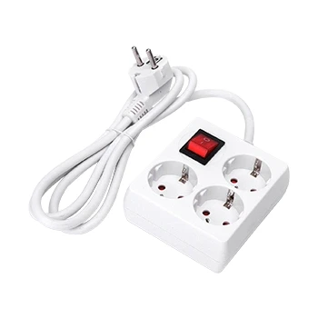 Imagen de Aigostar Regleta con 3 enchufes y 1&#039;5 metros interruptor