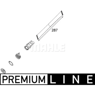 Imagen de MAHLE ORIGINAL AD 1 000P Filtro Deshidratante con tapa, junta anular, circlip accesorios