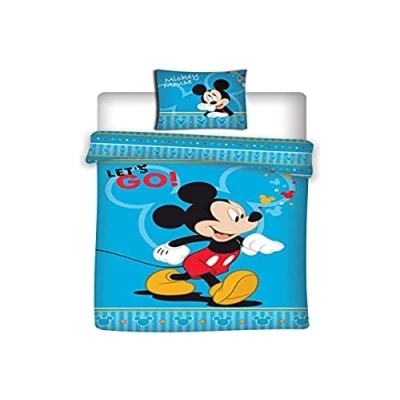 Imagen de Aymax Disney Mickey Mouse Bed Linen Set 140 x 200 cm + 63
