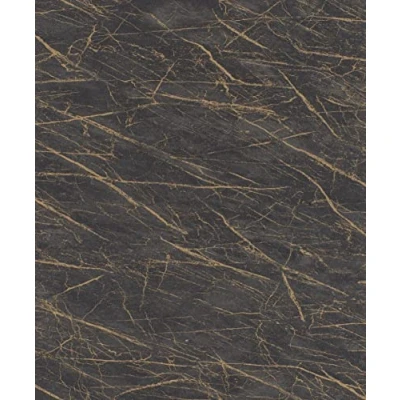 Imagen de Rasch Tapeten 428964 Papel pintado (10,05 x 0,53 m), color negro dorado