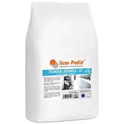 Imagen de Tecno Prodist TECNOSAL DESHIELO (Saco 10 Kg) Sal Especial para derretir Hielo y Nieve en Invierno, descongelación Ideal Caminos, entradas, aparcamientos o Carreteras, Doble Uso, Lavavajillas
