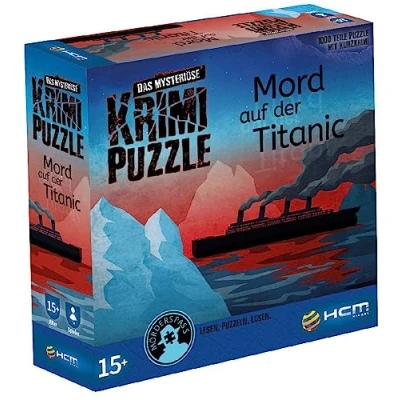 Imagen de HCM Kinzel 55174 Puzzle (1000 Piezas), diseño de la Historia Crimen en el Titanic, Multicolor, 58 x 74 cm (55174)