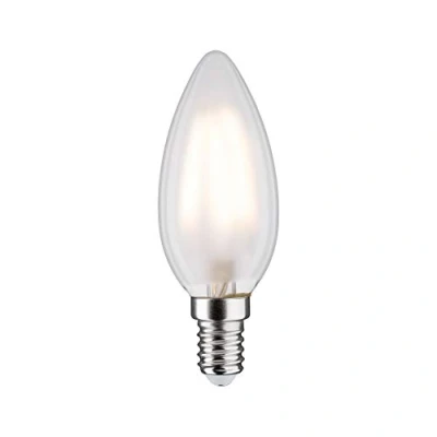 Imagen de Paulmann 28612 lámpara LED filamento vela 4,5 vatios clásico bombilla mate 2700 K blanco cálido E14