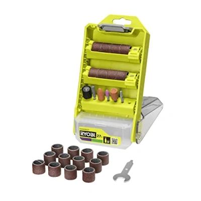 Imagen de RYOBI Caja de 27 piezas lijado/rectificado RARSGK