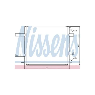 Imagen de NISSENS 94866 Condensador con secador Aluminio 523 R 134 a JAGUAR: XJ Berlina