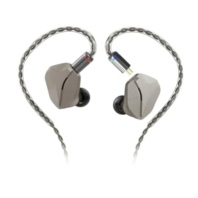 Imagen de HIDIZS MP145 Monitores intraurales HiFi con controlador magnético planar ultra ancho de 14,5 mm, auriculares diseño ergonómico, desmontables 2 pines (Titana, 4,4 mm)