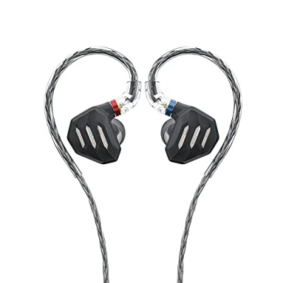 Imagen de FIIO Auriculares intrauditivos FH7S de Alto Rendimiento 1DD+4BA Hybrid Technology IEM con Enchufe 3.5/4.4 mm