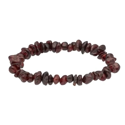 Imagen de Lebensquelle Plus Pulsera de piedras preciosas Granate auténtico preciosas, 19 centimeters,