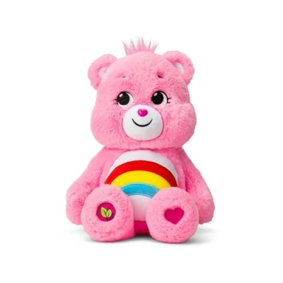 Imagen de Care Bears 22061 14 Inch Medium Plush Cheer Bear, Collectable Cute Toy, Cuddly Toys for Children, Soft Girls and Boys, Teddies Suitable Boys Aged 4 Years +,Pink