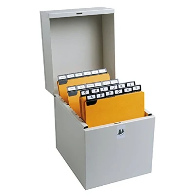 Imagen de Exacompta 54718E Archivador de fichas, plateado