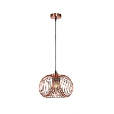 Imagen de Lucide VINTI iluminación de techo Copper colour E27 Lámpara, hierro