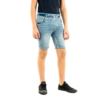 Imagen de Levi&#039;s Skinny Dobby Shorts vaqueros para niños, Talla: 152, Salt lake