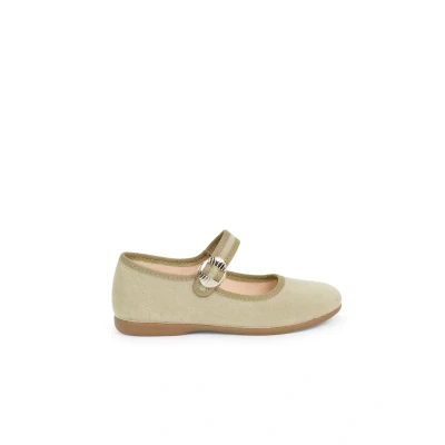 Imagen de Pisamonas Mercedita Bailarinas con hebilla para niños, Talla: 34, Arena Zapatos
