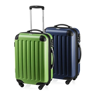 Imagen de HAUPTSTADTKOFFER Spree Set de Dos Cabin Size Trolleys Equipaje Mano 55cm, Verde Azul Oscuro