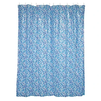 Imagen de MSV Cortina DE Ducha PVC Concept Blue 180X200CM