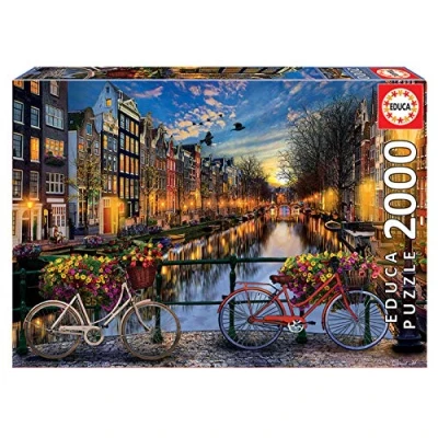 Imagen de Educa Puzzle de 2000 Piezas para Adultos Ámsterdam. Incluye Pegamento Fix Puzzle. A Partir 14 años (17127)