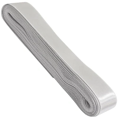 Imagen de AERZETIX C68185 Cinta de raso satén 10 metros x 30mm color gris en poliéster
