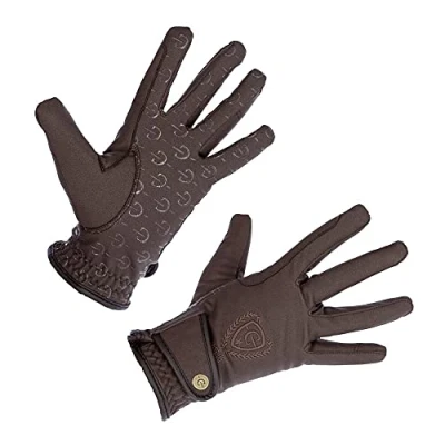 Imagen de Kerbl Mora Guantes de equitación (talla S), color negro