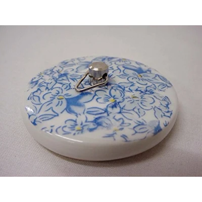 Imagen de TAPON BAÑERA LAVABO BIDE FREGADERO STANDARD PORCELANA FLORES AZUL