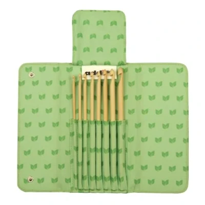Imagen de Addi Crochet Hook Gancho de Ganchillo AddiClick, Bambú, Verde, Talla única